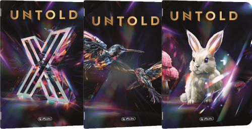 Caiet Herlitz  A4, 80 file, dictando, reason The Magic of Untold, diverse modele